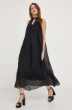 Cumpara ieftin Answear Lab rochie culoarea negru, maxi, drept
