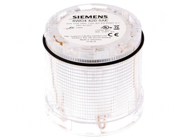 Semnalizator Luminos LED Transparent 24V IP65