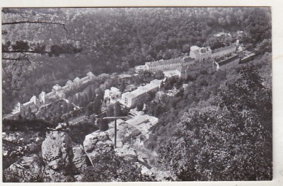 bnk cp Baile Herculane - Vedere de la Crucea Alba - circulata foto