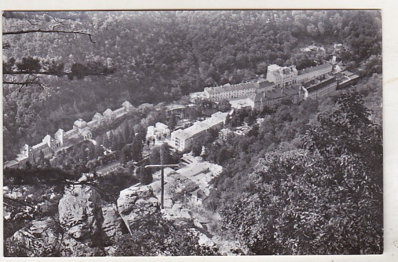 bnk cp Baile Herculane - Vedere de la Crucea Alba - circulata