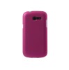 Husa tip capac roz trandafiriu satinat pentru Samsung Galaxy Trend Lite S7390 / Galaxy Trend Lite Duos S7392, Plastic