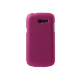 Husa tip capac roz trandafiriu satinat pentru Samsung Galaxy Trend Lite S7390 / Galaxy Trend Lite Duos S7392