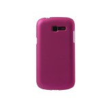 Husa tip capac roz trandafiriu satinat pentru Samsung Galaxy Trend Lite S7390 / Galaxy Trend Lite Duos S7392