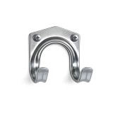 Cumpara ieftin Cuier metalic pentru unelte si furtun, montare pe perete, 7 x 5,5 x 6,5 cm, fier, argintiu, suruburi de fixare incluse