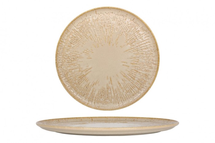 Bonna Farfurie cu pizza - Sand Snell - Por&Aring;&pound;elan - 32 cm - set de 2