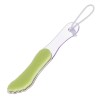 Pila Calcaie Forma Talpa, Piatra Ponce Dubla, Maner Plastic Transparent 22.5cm, Pedichiura Profesionala