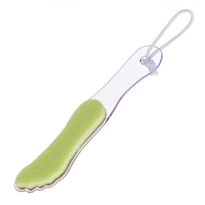 Pilă Călc&amp;acirc;ie, Model Formă Talpă, M&amp;acirc;ner Plastic Transparent, Lungime 22.5cm foto