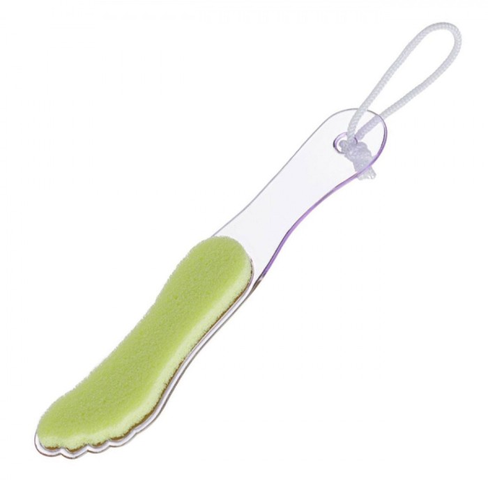 Pilă Călc&acirc;ie, Model Formă Talpă, M&acirc;ner Plastic Transparent, Lungime 22.5cm