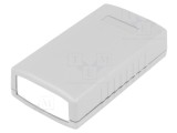 Carcasă cu panou GAINTA G403, IP54, 50x90x24mm, gri &icirc;nchis