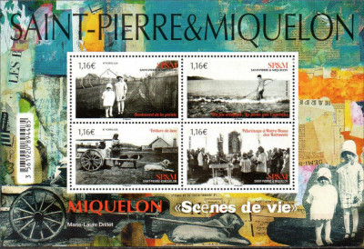 St. Pierre &amp;amp; Miquelon 2020, Scene de viata, Vederi, serie neuzata, MNH foto