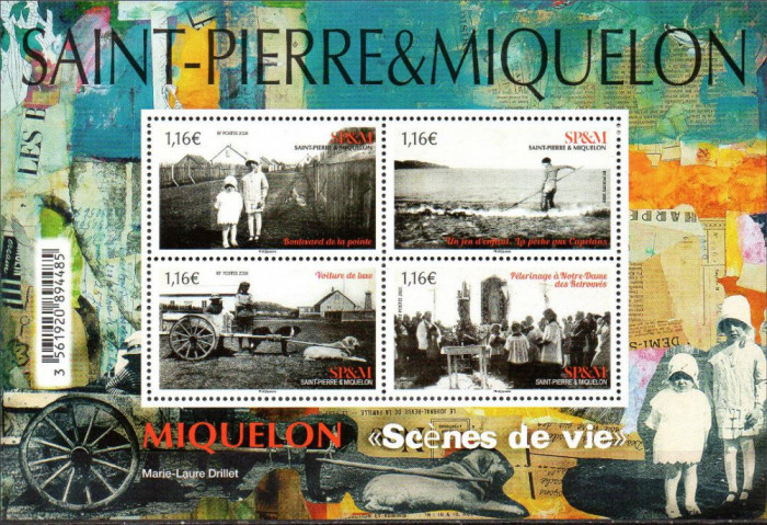 St. Pierre &amp; Miquelon 2020, Scene de viata, Vederi, serie neuzata, MNH
