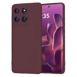 Husa silicon Motorola Edge 60 Pro Techsuit SoftFlex, bordo