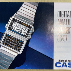 CASIO,CATALOG VECHI DE COLECTIE 1986-1987/STARE IMPECABILA,42 PAGINI