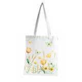 Cumpara ieftin Sacosa cumparaturi textil multicolor Flowers cm 33 x 70 H