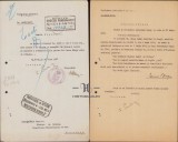 HST 27S Lot 2 acte semnate olograf prefect Mures 1937 avocat Francisc Porubschi