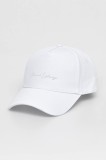 Armani Exchange șapcă de baseball din bumbac culoarea alb, cu imprimeu, XW000956 AF13848