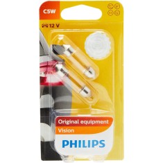 Set 2 bec C5W Philips 12V Festoon Vision blister