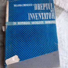 DREPTUL DE INVENTATOR IN RSR - YOLANDA EMINESCU