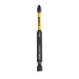 Set 2 biti pentru insurubare de impact, DeWalt FlextorqDT70567T-QZ, profil Phillips, PH2, 89 mm
