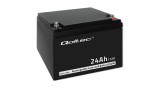 Baterie Qoltec AGM | 12V | 24Ah | max 360A