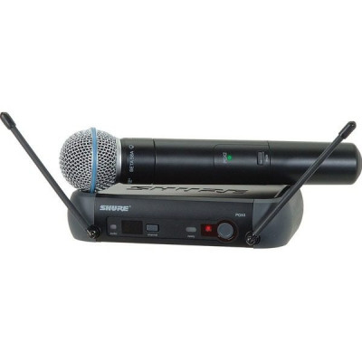 Microfon profesional wireless cu cu receptor, Shure PGX24E/BETA58-J6 foto