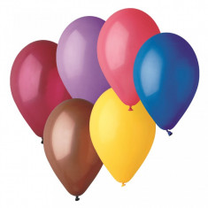 Baloane colorate din latex standard 16 cm set 100 buc foto