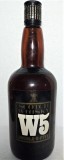 Whisky W5 SCOTCH WHISKY DUBLE-U-FIVE , OVER 5 YEARS, CL. 75 gr 40 ANII 1980