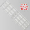 Set barete led tv Haier, Hitachi 49 inch LE49D8-01 (A), 10 x 8 led, Oem