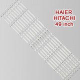 Set barete led tv Haier, Hitachi 49 inch LE49D8-01 (A), 10 x 8 led, Oem