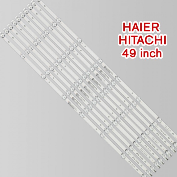 Set barete led tv Haier, Hitachi 49 inch LE49D8-01 (A), 10 x 8 led