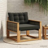 vidaXL Set de canapele de exterior Lemn solid de Acacia și Textilene 3438884