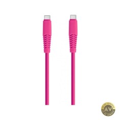 Cablu Date si Incarcare USB-C - USB-C Setty 18W 1.5m Roz KSC-C-1.526