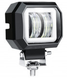 Proiector Led, 7D Optic, 20W, 12V-24V, 7.6CM , Pentru ATV, Jeep, Moto, Spot HAL454, General