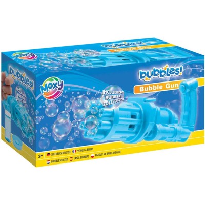 Pistol pentru baloane de sapun Bubble Shooter cu 50 ml solutie inclusa Moxy GR600041 foto