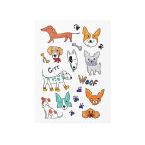 TATTonMe Temporary Tattoos Dogs tatuaj pentru copii rezistente la apă 1 buc