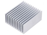 Radiator extrudat cu aripioare 50mm x 45mm x 22mm