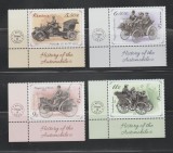 ROMANIA 2025 ISTORIA AUTOMOBILULUI (II) Serie 4 timbre LP.2511 MNH**, Nestampilat