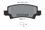 Set placute frana TEXTAR 2381601