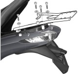 Portbagaj metalic spate Piaggio MP3 ABS HPE (19-21) - MP3 LT Sport (13-20) - MP3 LT Yourban (12-21) 4T LC 300cc - (culoare: negru), Oem