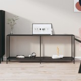 Cumpara ieftin Masă consolă,negru, 180x35x75,5 cm, sticlă securizată