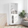 VidaXL Dulap &icirc;nalt, alb, 69,5x34x180 cm, lemn compozit 3189493