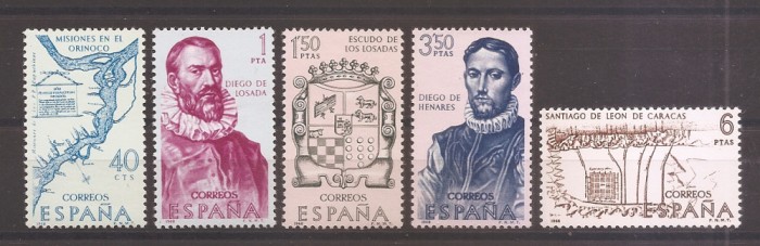 Spania 1968 - Istoria descoperirii și cuceririi Americii, MNH