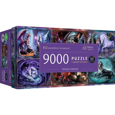PUZZLE TREFL UFT 9000 ANNE STOKES COLLECTIONS CREATURI FANTASTICE foto