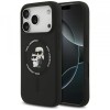 Husa MagSafe pentru Apple iPhone 17 Pro, Karl Lagerfeld, Ring Karl &amp; Choupette, Neagra
