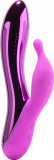 Vibrator Iepuras DazzLED Radiance, 10 Moduri Vibratii, Silicon, USB, Mov, 19 cm