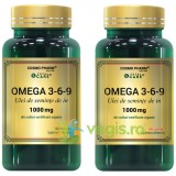Ulei de Seminte de In (Omega 3-6-9) 1000mg 60cps+30cps
