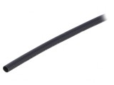 Manson Termocontractabil 3mm 1m Negru