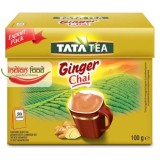 Tata Tea Ginger Chai Bags Ceai Negru Indian cu Ghimbir 50 pliculete