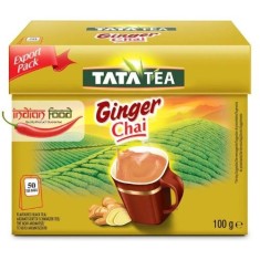 Tata Tea Ginger Chai Bags Ceai Negru Indian cu Ghimbir 50 pliculete
