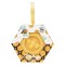 Săpun Solid Hexagonal cu Miere, Model Albina, Capacitate 75g, Galben